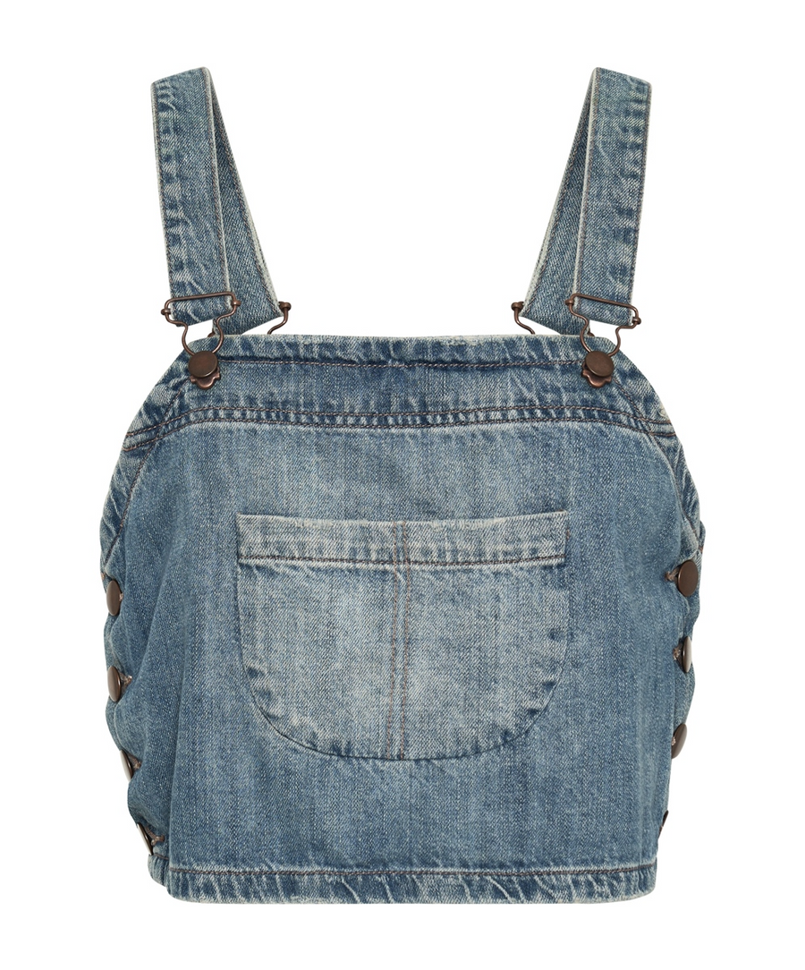 One Teaspoon Denim Pinafore Top/ Pacifica