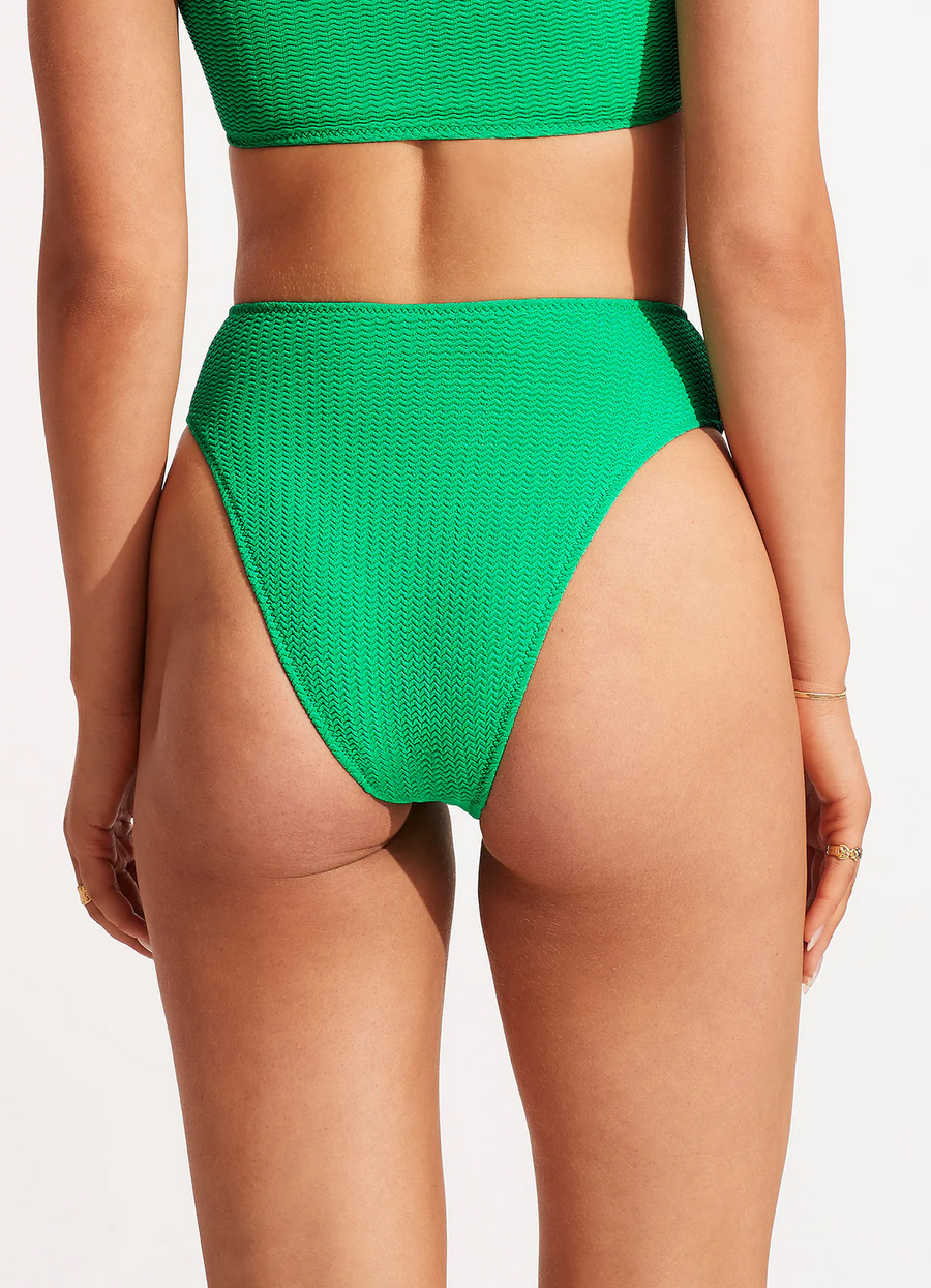 Seafolly  Secret Graden High Rise  Bikini Pant  - Jade