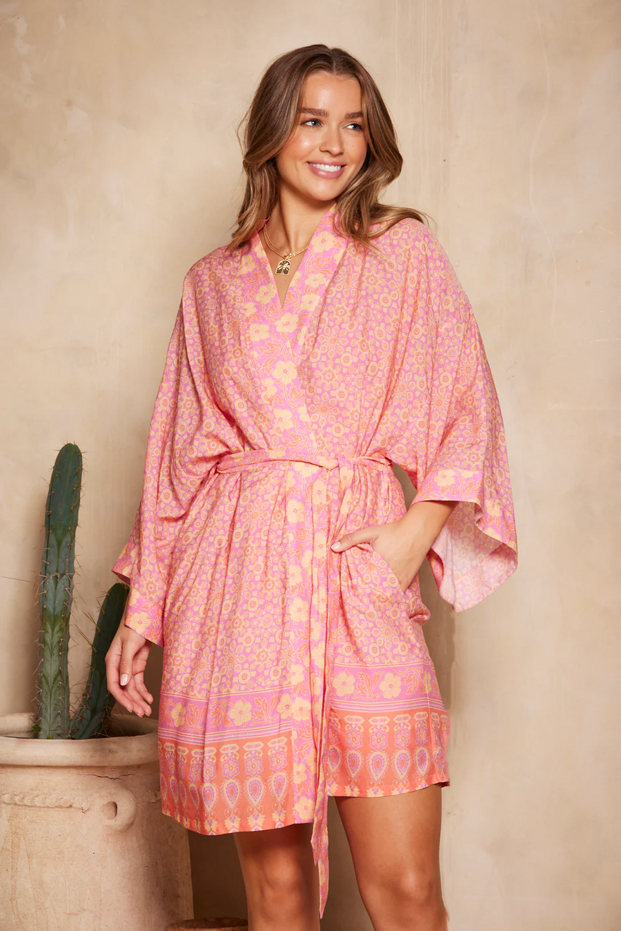 Tigerlily  Luna Korrine  Robe - Soft Pink Floral