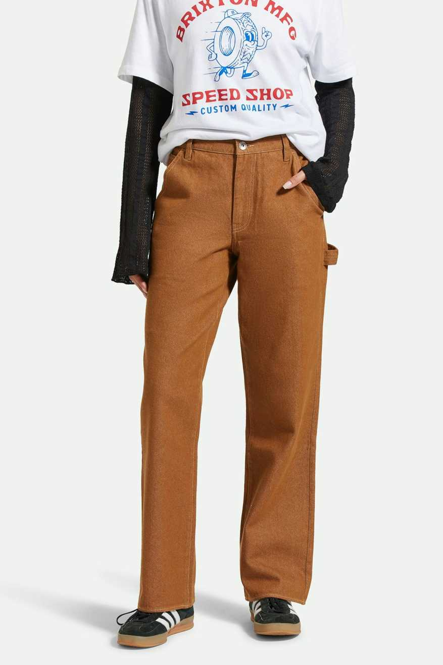 Brixton  Essex Painter Pant - Washed Copper