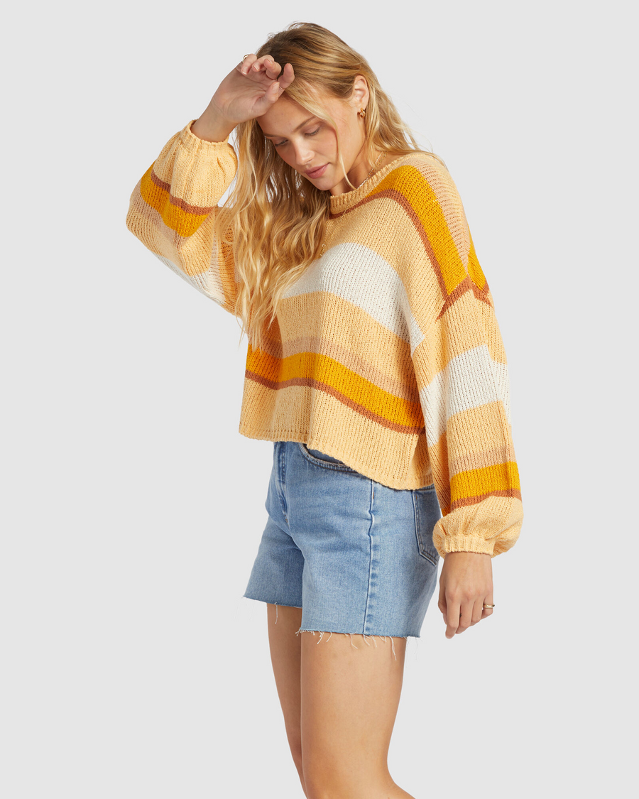 Billabong Sol Time  Sweater - Citrus Glow