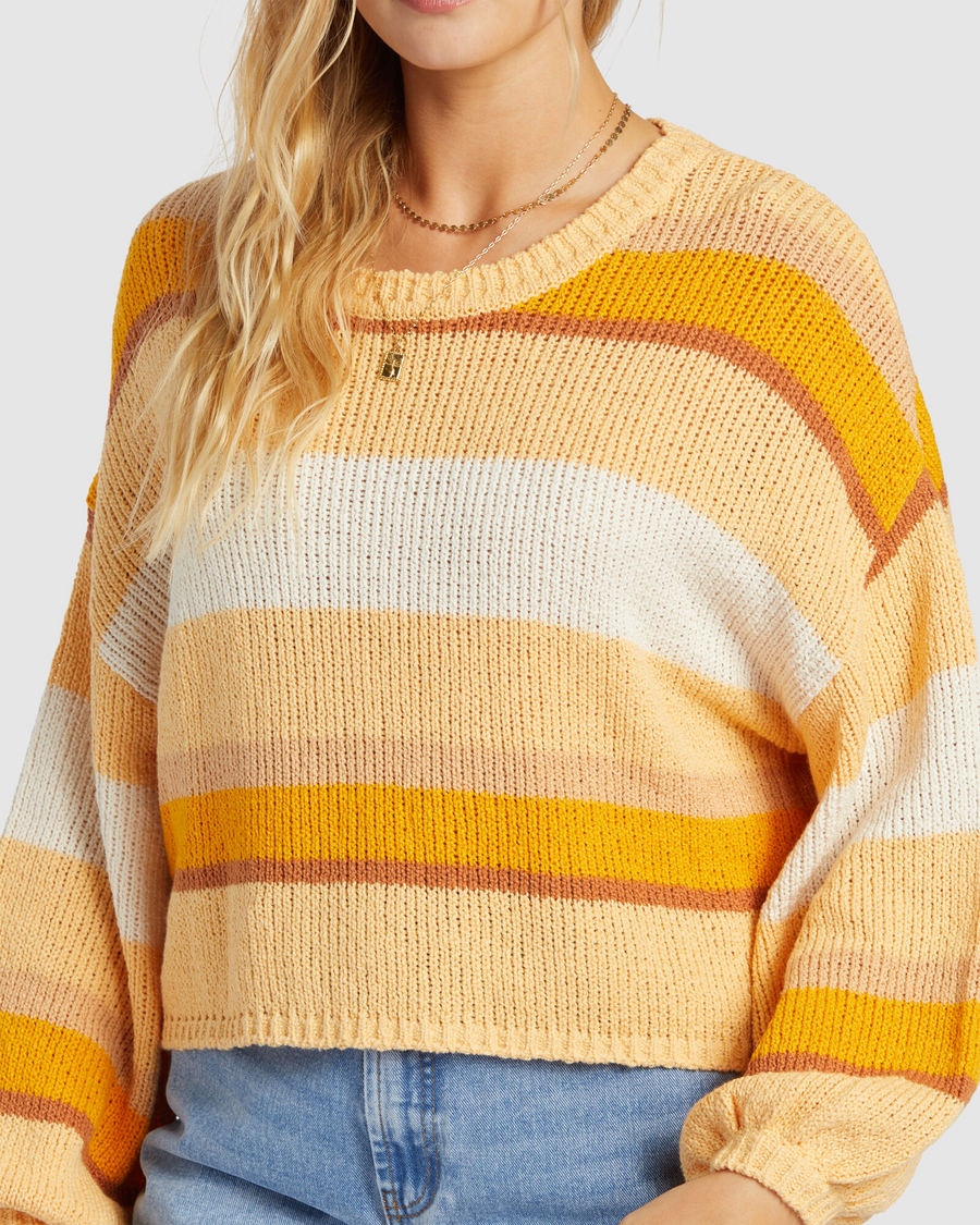 Billabong Sol Time  Sweater - Citrus Glow