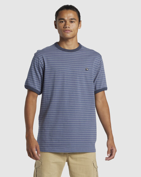 Quiksilver DNA  Stripe Tee - Vintage Indigo