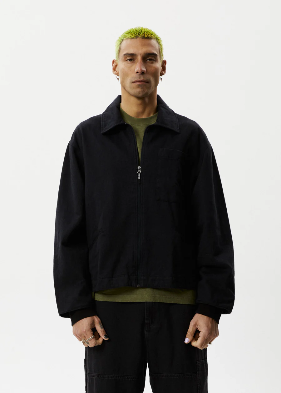 Afends Oracle Workwear Jacket - Navy