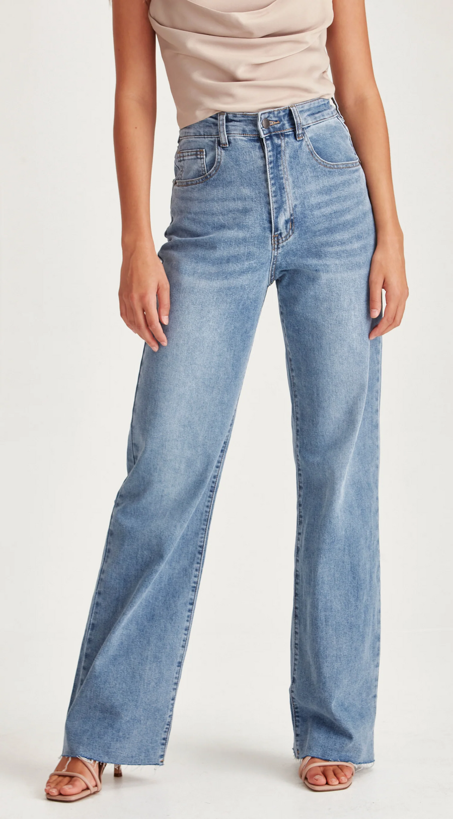 Junkfood Antigoni Blue Jeans - Blue