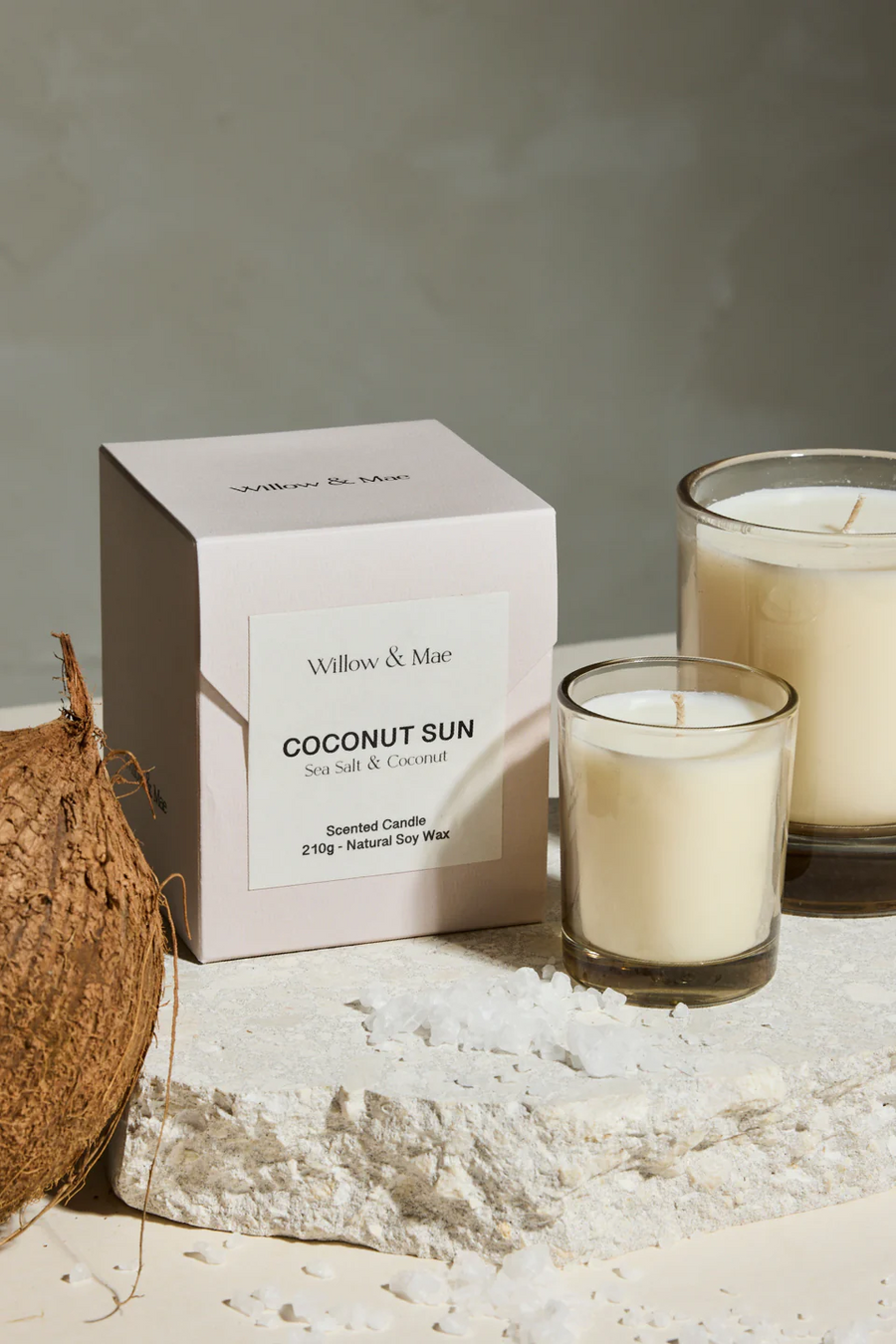 Willow & Mae Coconut Sun Candle