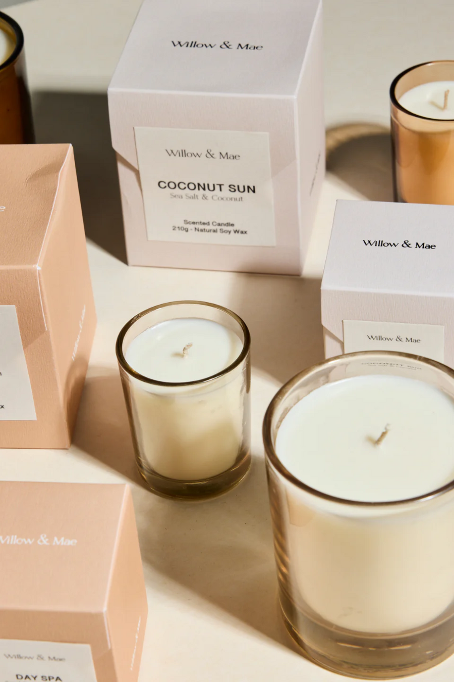 Willow & Mae Coconut Sun Candle