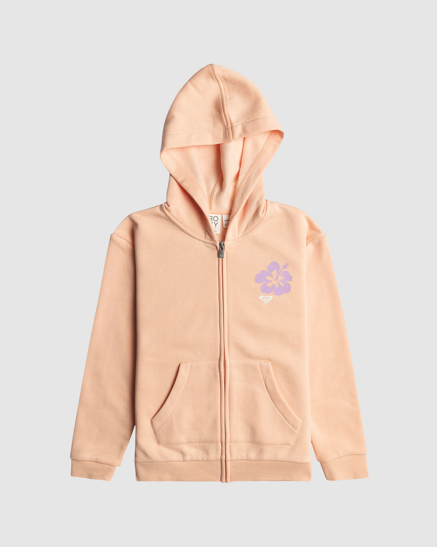 Roxy Surf Feeling Zipped Brushed  - Peach  Parfait