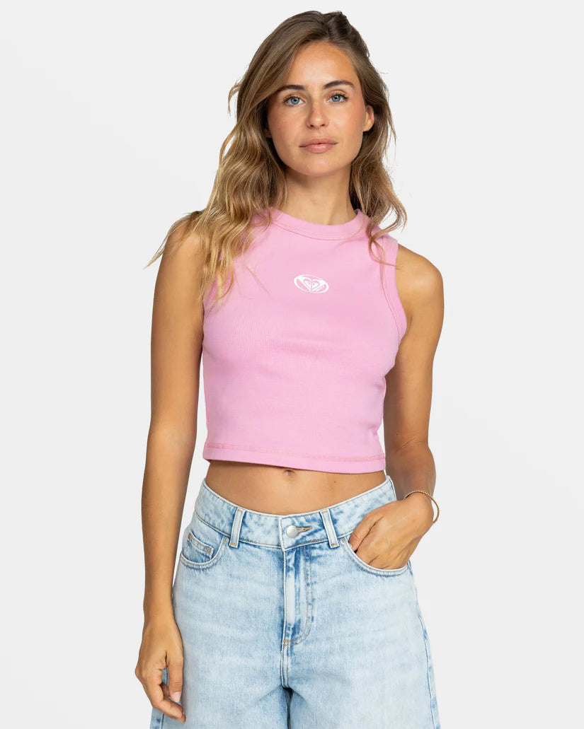 Roxy FRT Cropped Top - Phantom