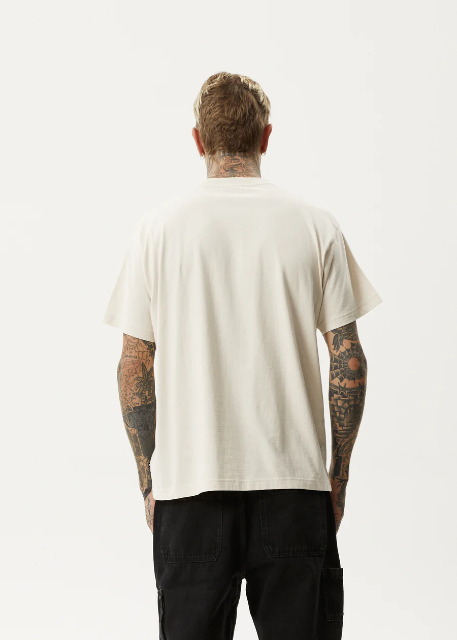 Afends Disorder Boxy Tee - Moonbeam