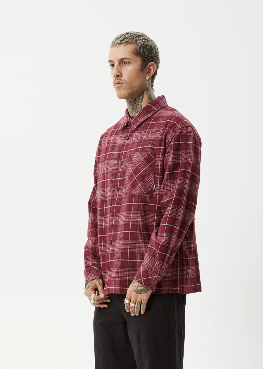 Afends Questions Flannel Shirt - Port