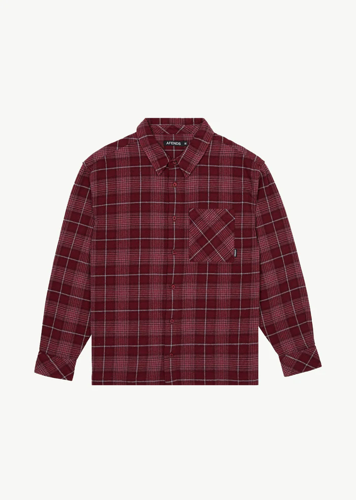 Afends Questions Flannel Shirt - Port