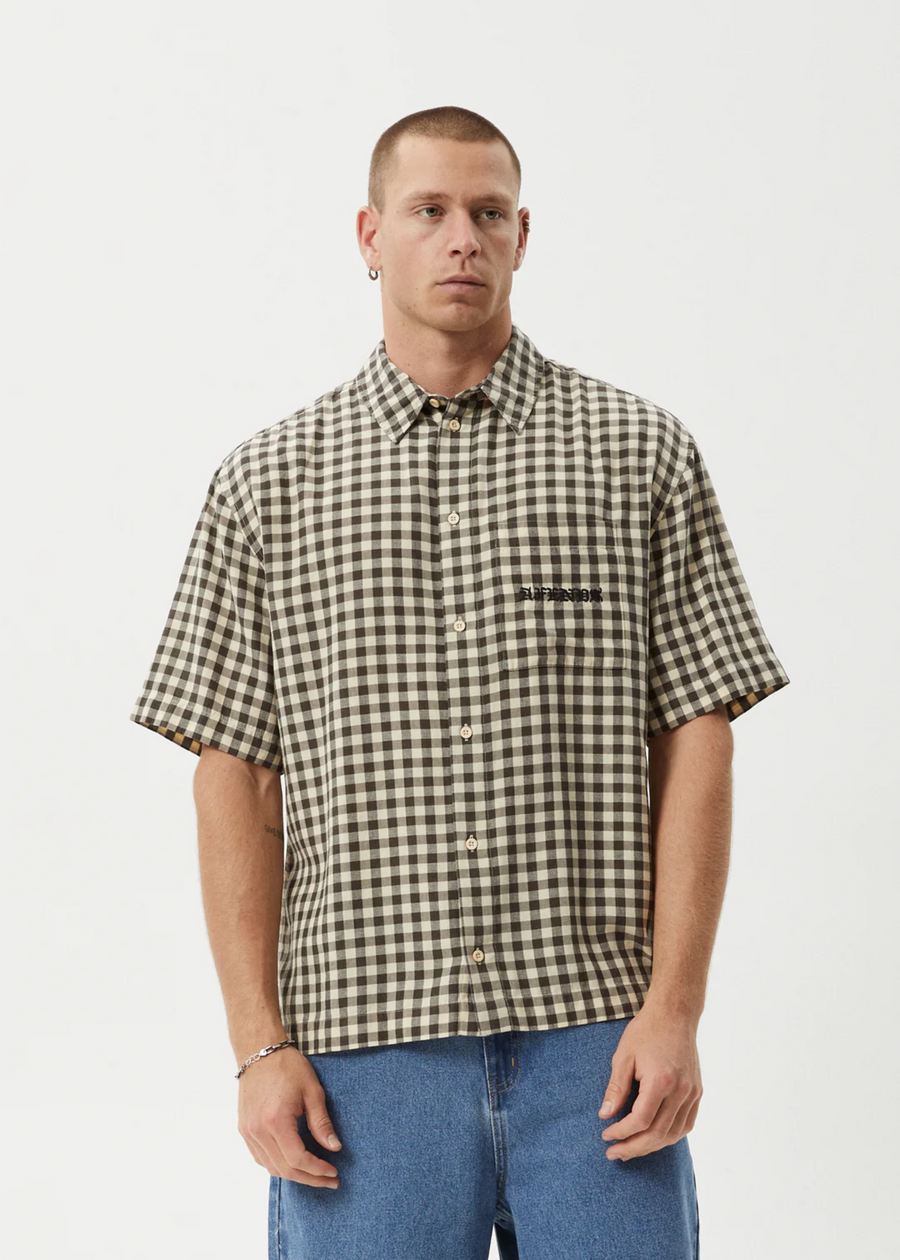 Afends Gambet Recycled SS Shirt - Sand Gambet