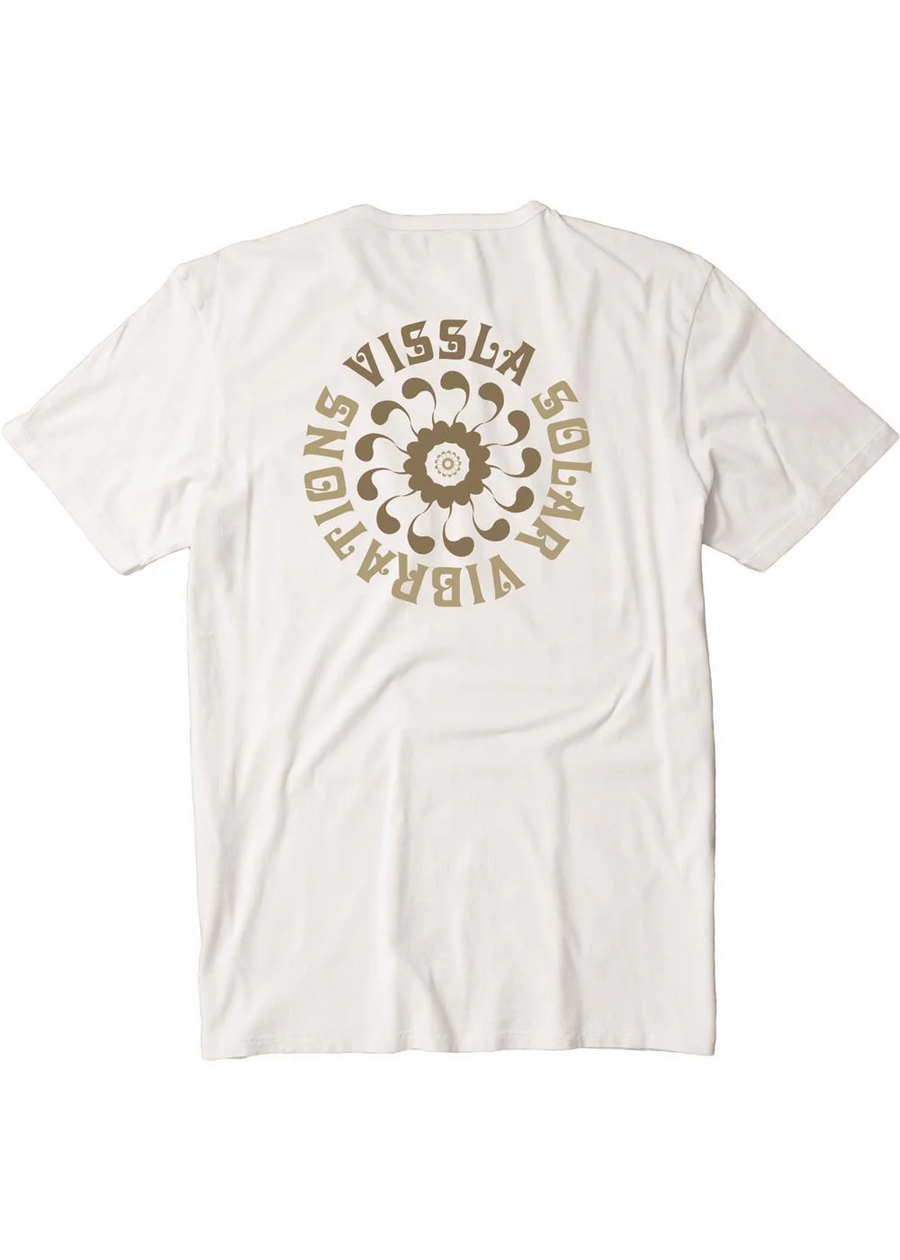 Vissla Solar Spirals Organic Blend SS Tee - White