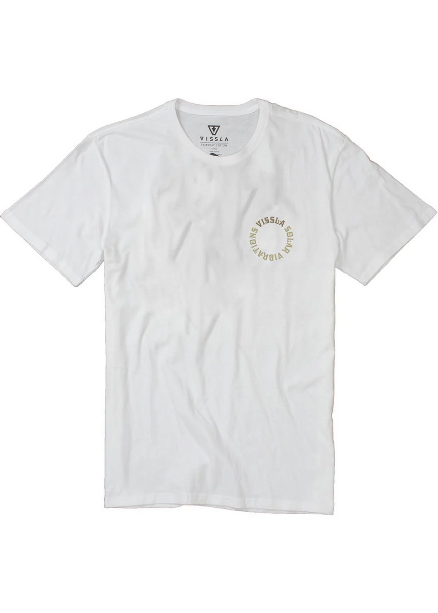 Vissla Solar Spirals Organic Blend SS Tee - White