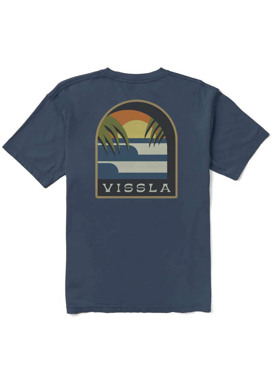 Vissla Out The Window Organic Blend SS Tee - Navy