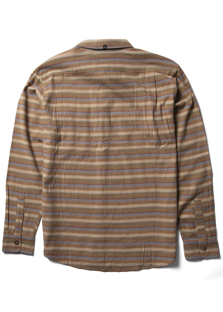 Vissla Central Coast Eco LS Flannel - Kangaroo