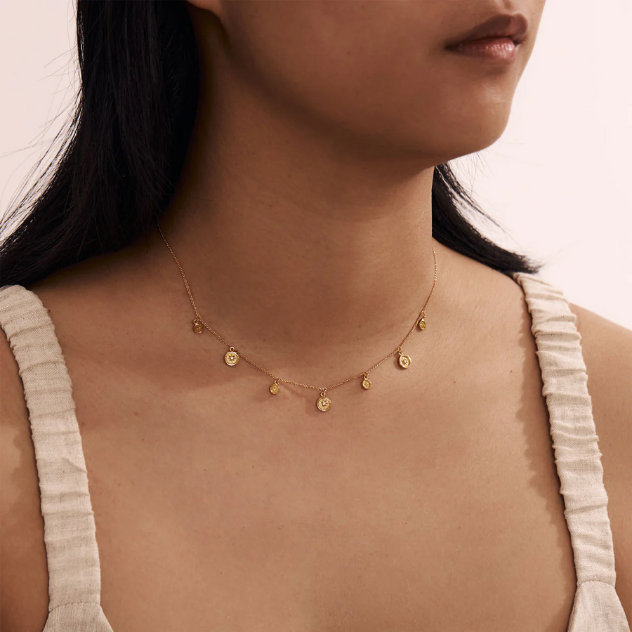 Midsummer Star Asteria Choker Gold