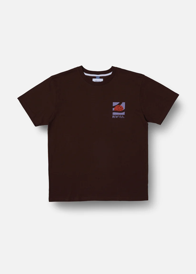 Rivvia Projects Immersion T-shirt - Chestnut