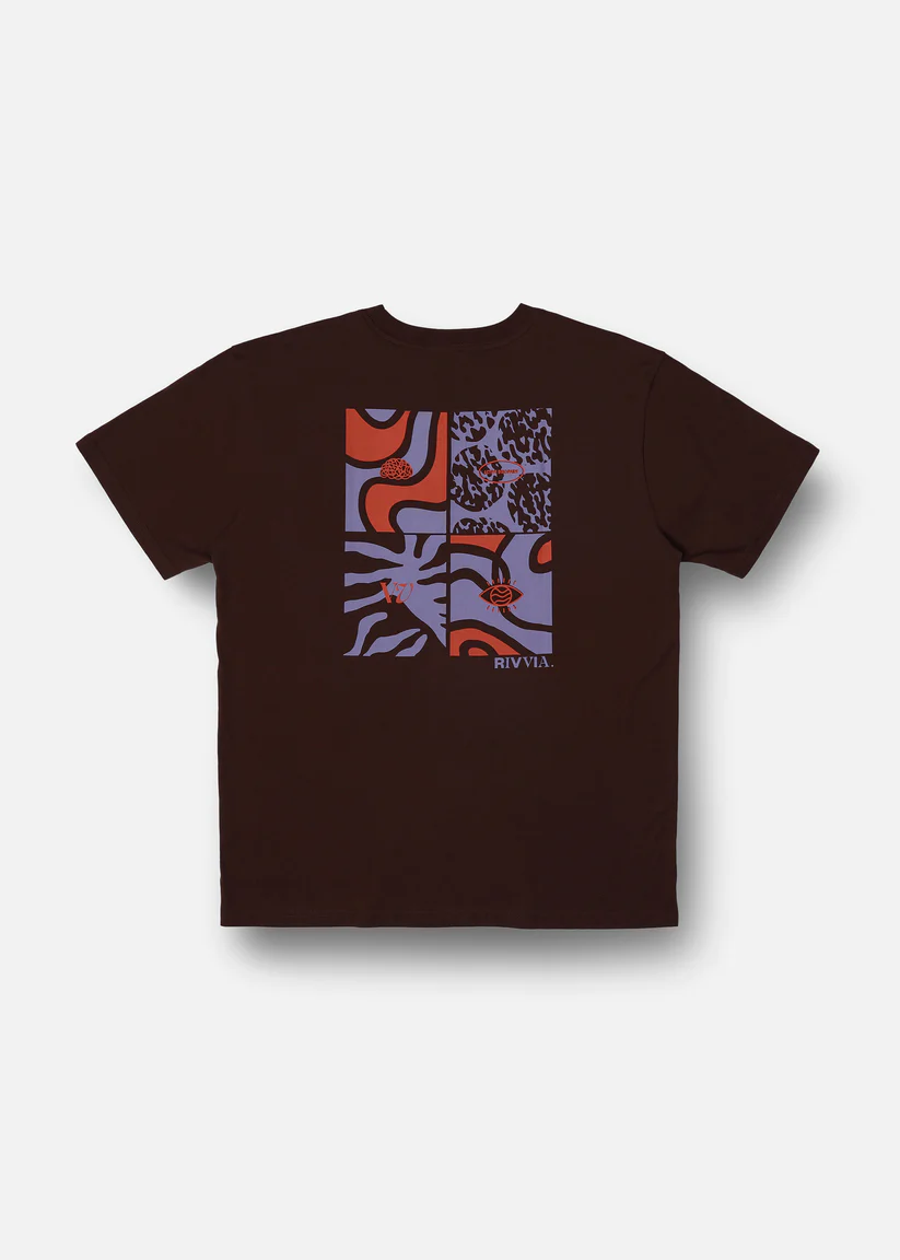 Rivvia Projects Immersion T-shirt - Chestnut