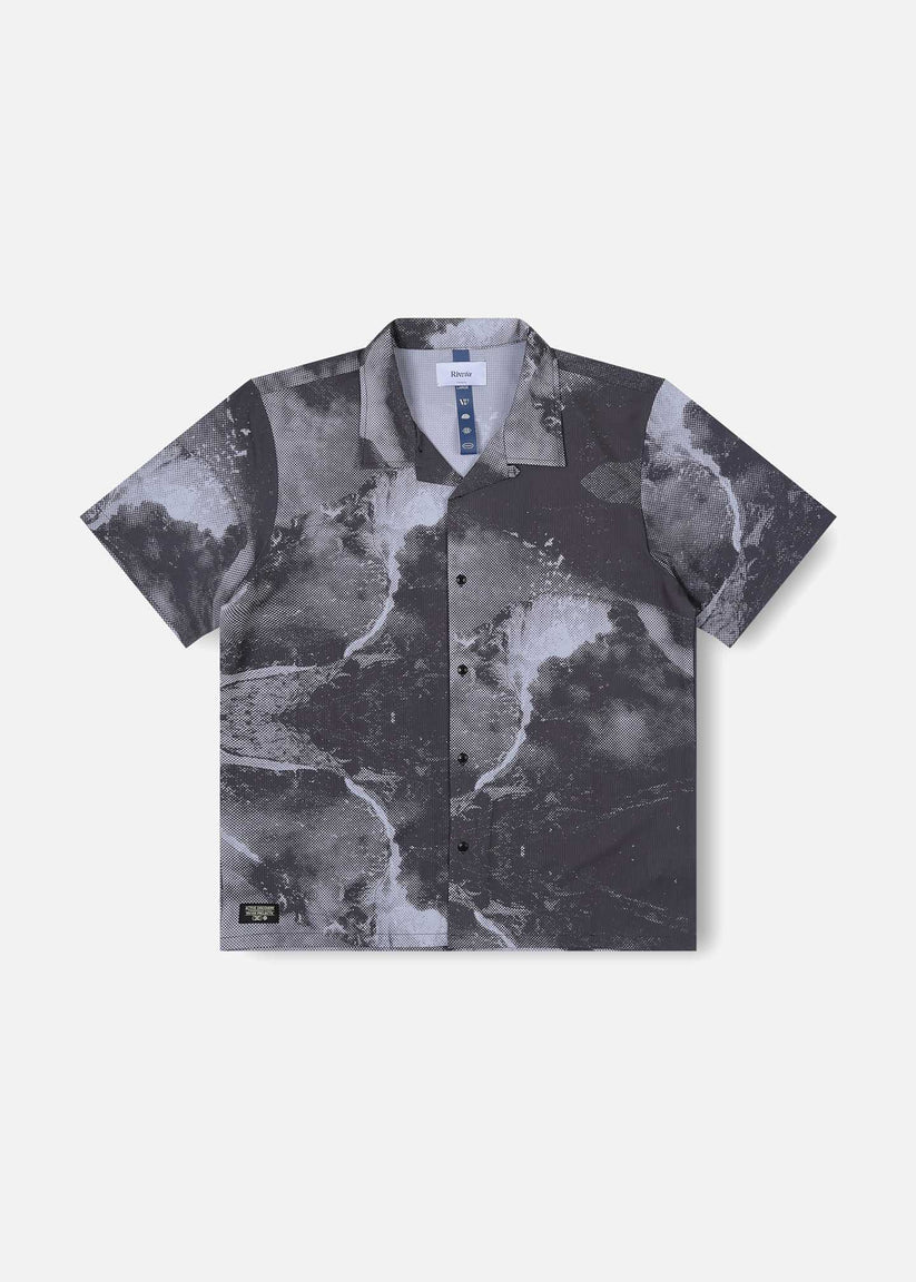 Rivvia Projects Mountain SS Shirt - Charcoal