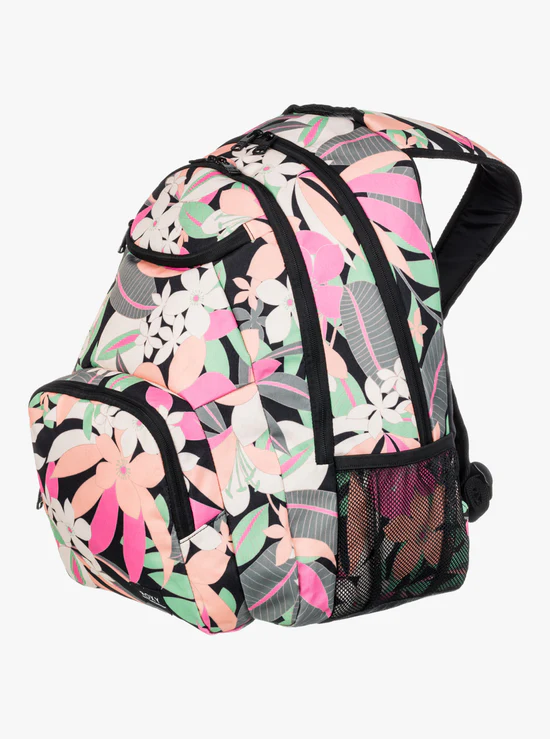 Roxy Shadow Swell Printed Backpack - Anthracite Palm Song