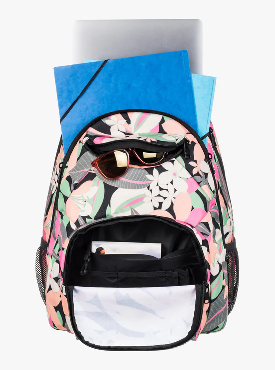 Roxy Shadow Swell Printed Backpack - Anthracite Palm Song