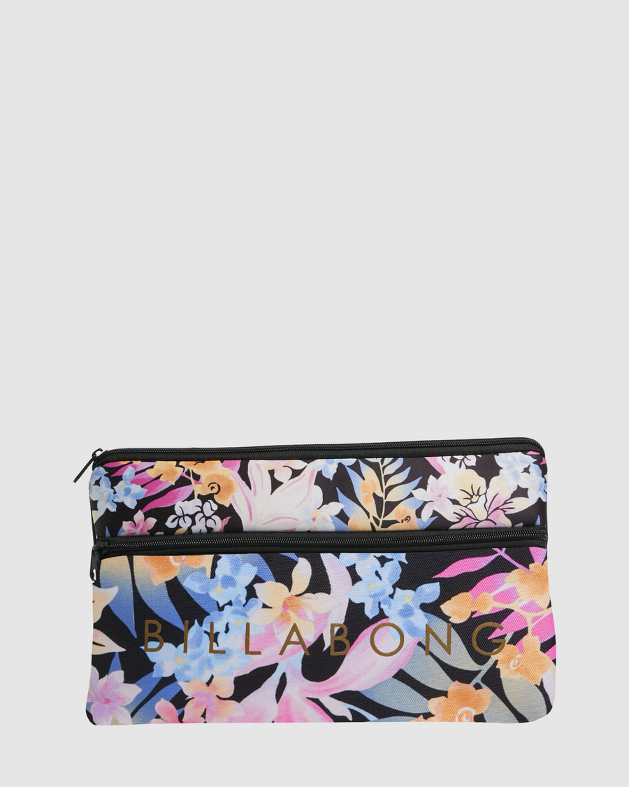 Billabong Peaceful Palms LRG Pencil Case- Multi