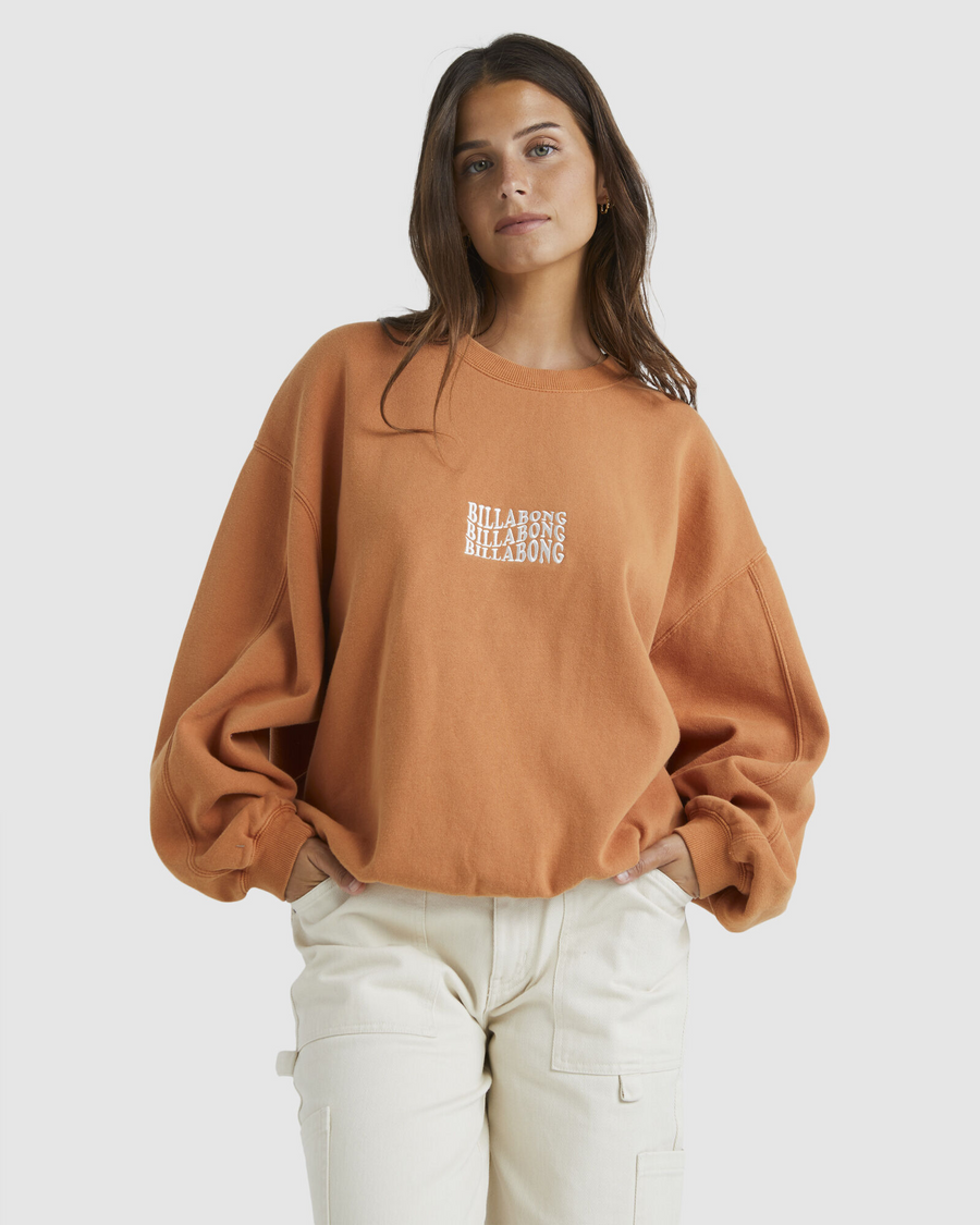 Billabong Surf High Kendal Crew - Dried Mango