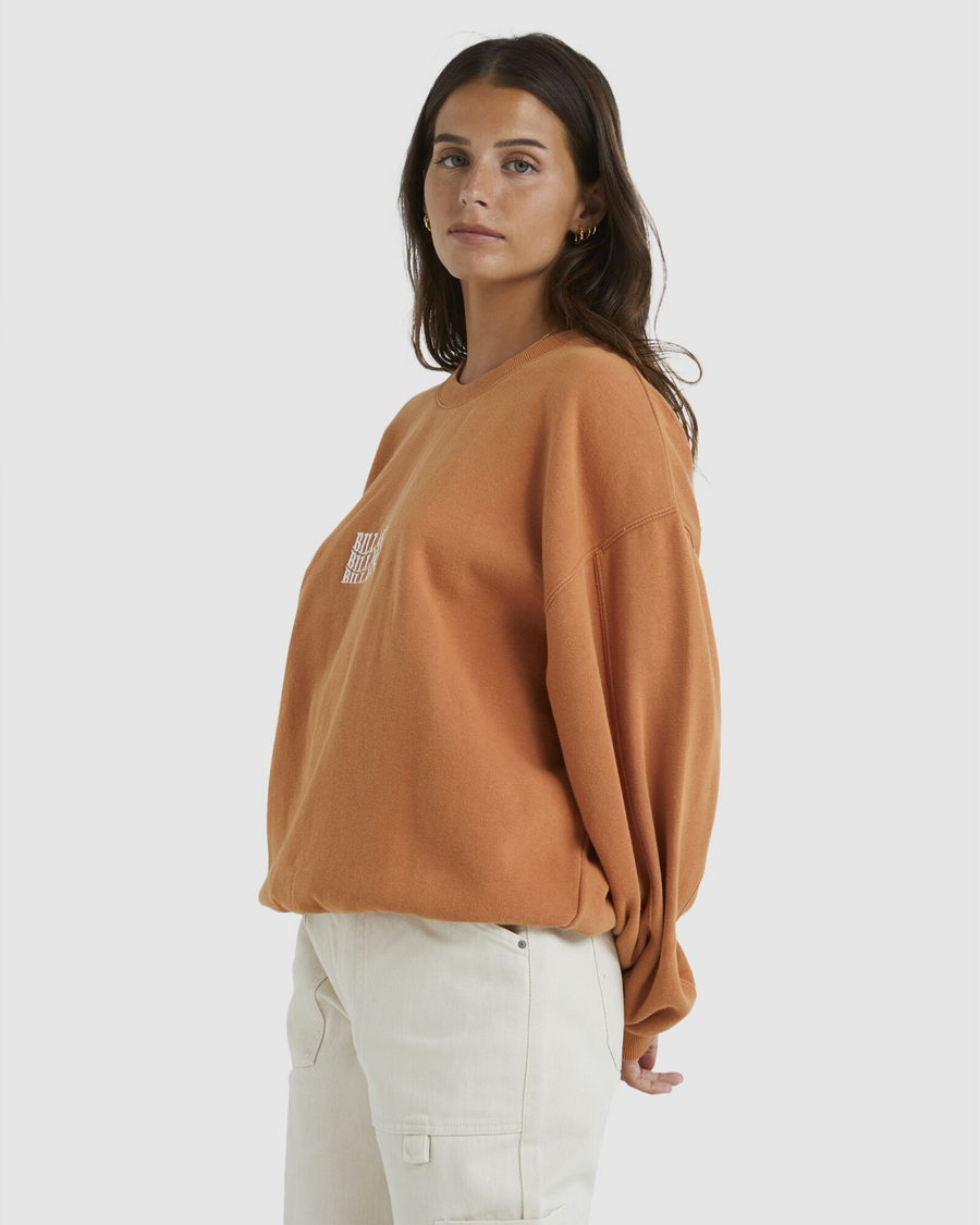 Billabong Surf High Kendal Crew - Dried Mango