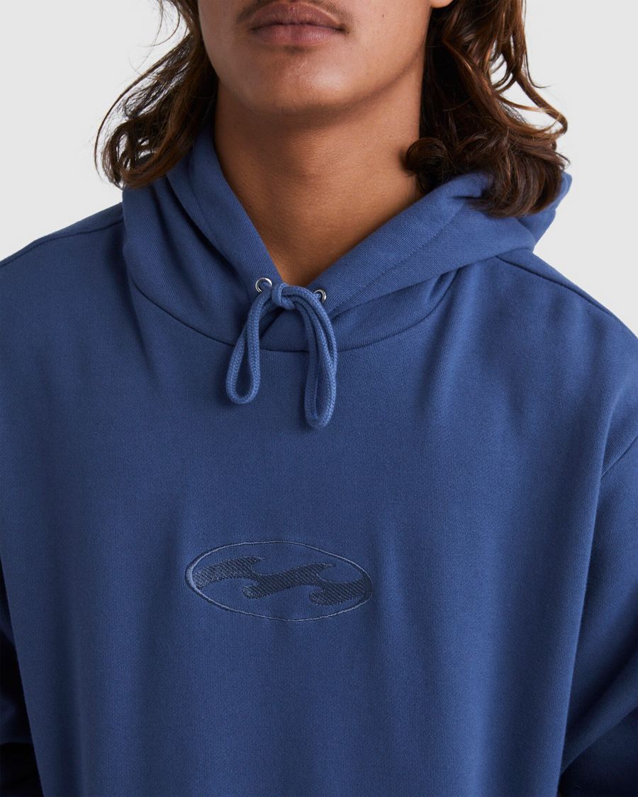 Billabong Tonal  Wave Pop Hood - Slate Blue