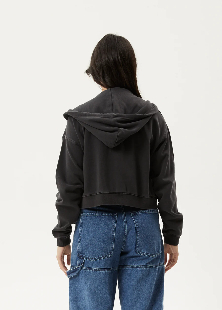 Afends Portland Zip Hoddie - Stone Black