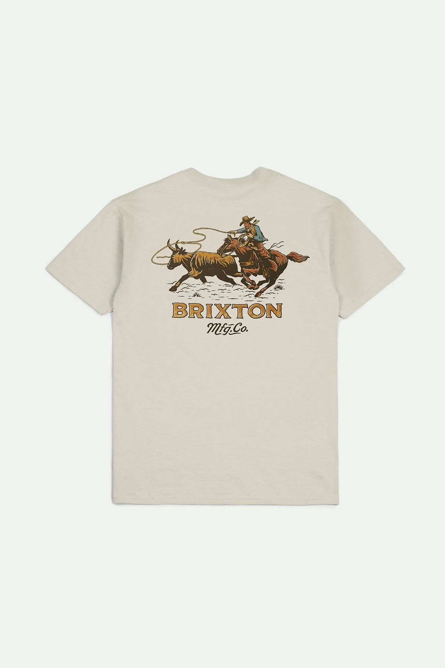 Brixton Wrangling S/S STT Tee - Cream