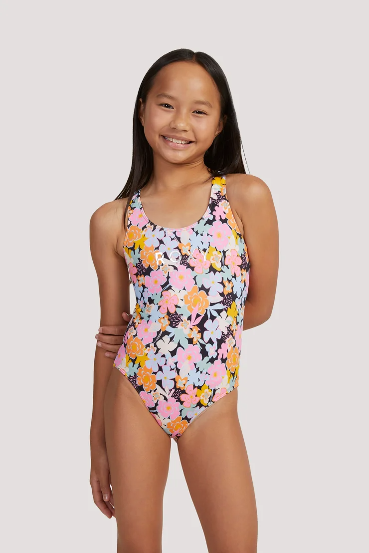 Roxy  Above The Limits PT Onesie Swimsuit - Anthracite Memories