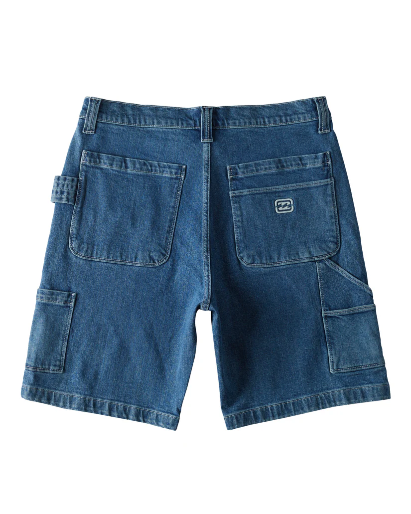 Billabong Bad Dog Workwear Denim Short - Ocean Wash