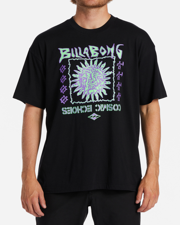 Billabong Cosmic Sun SS Tee- Washed Black