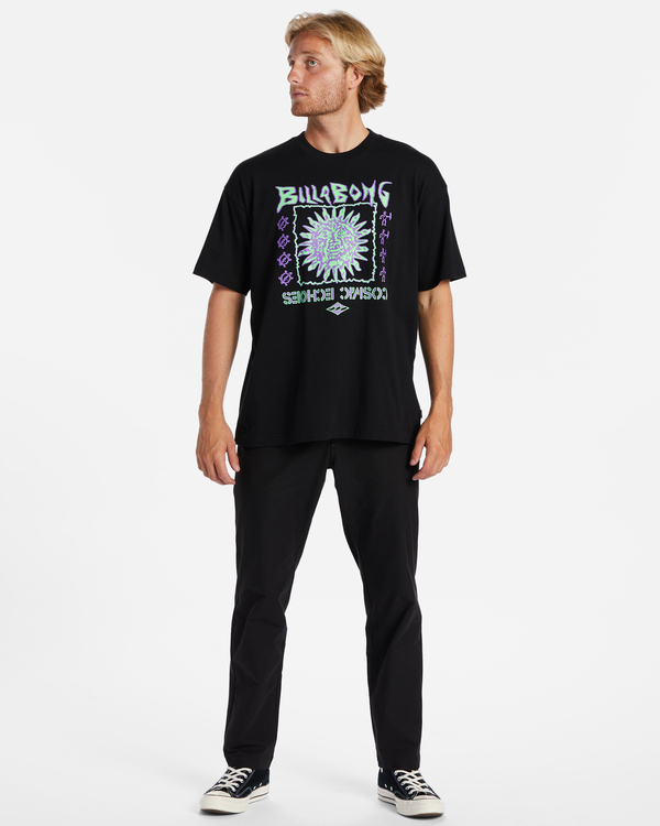 Billabong Cosmic Sun SS Tee- Washed Black