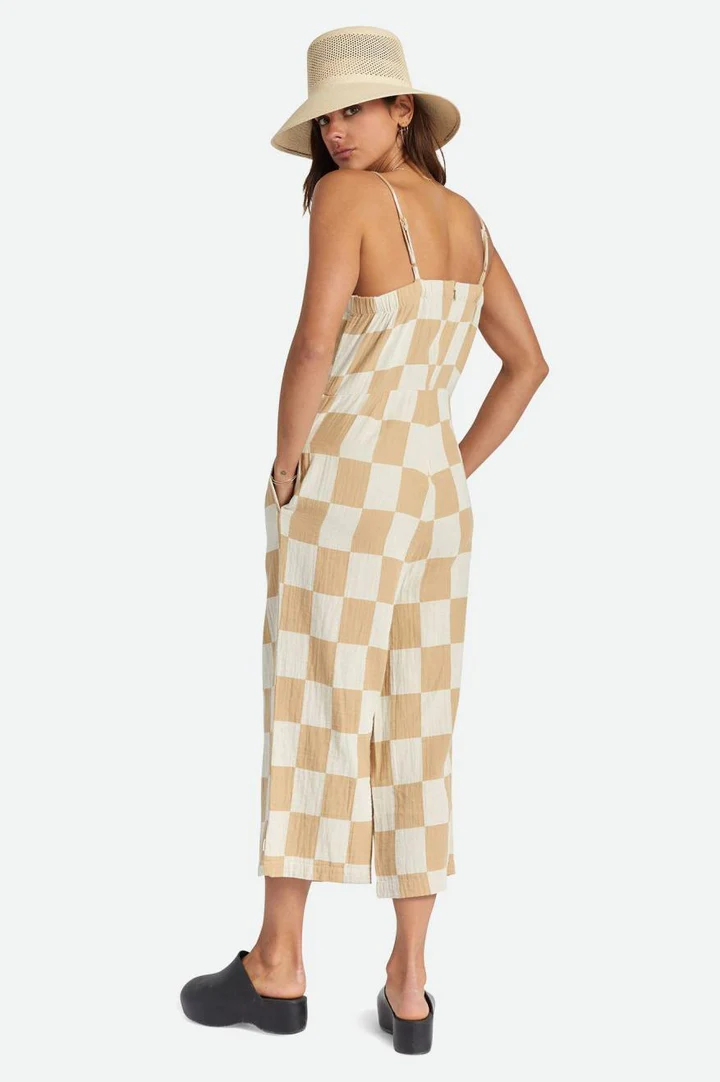 Brixton Mykonos FL Jumpsuit -  Sand