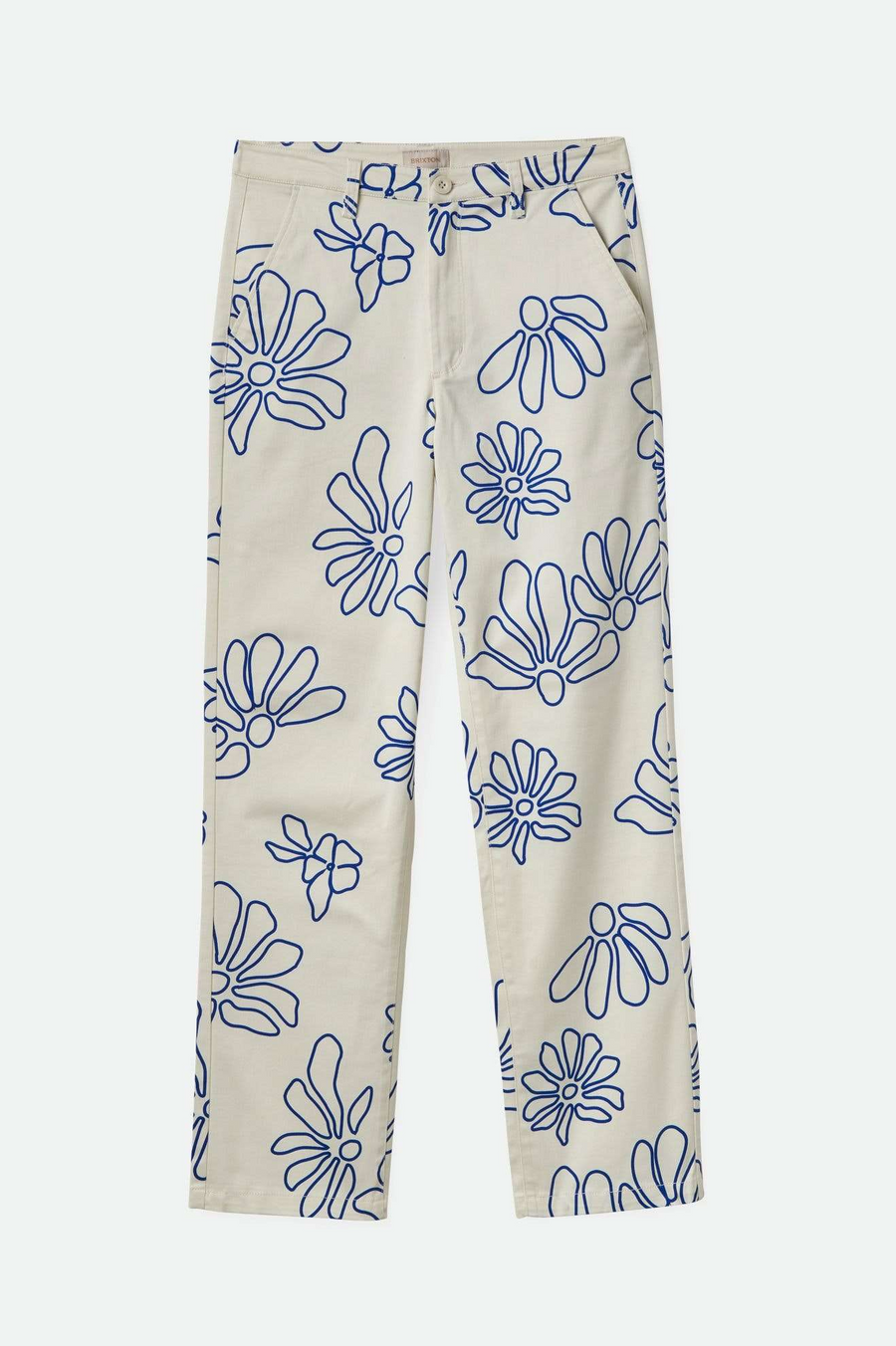 Brixton Bedford Pant - Off White Daisy