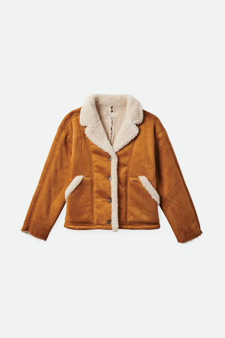 Brixton  Reserve Women Jacket  Shearling  Jacket  - Caramel