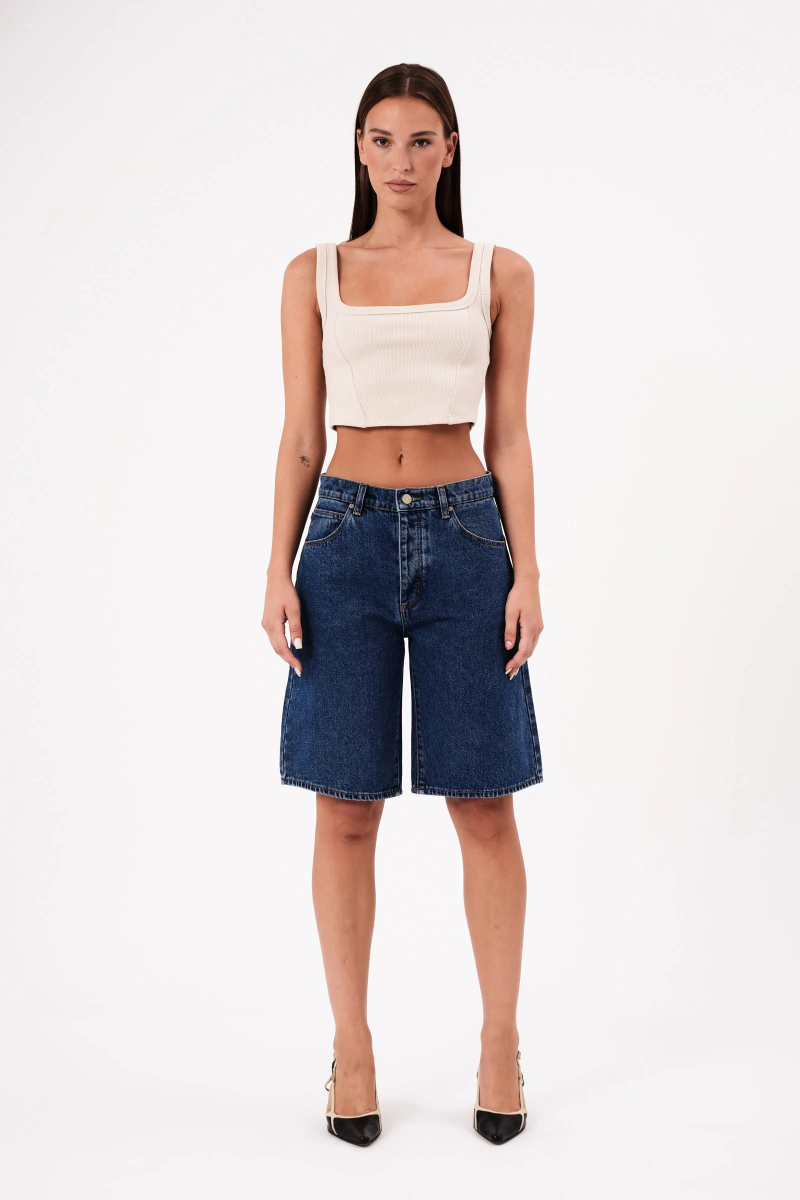 Abrand 95 Jort Bella Short - Mid Blue