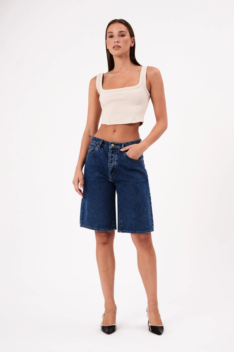 Abrand 95 Jort Bella Short - Mid Blue