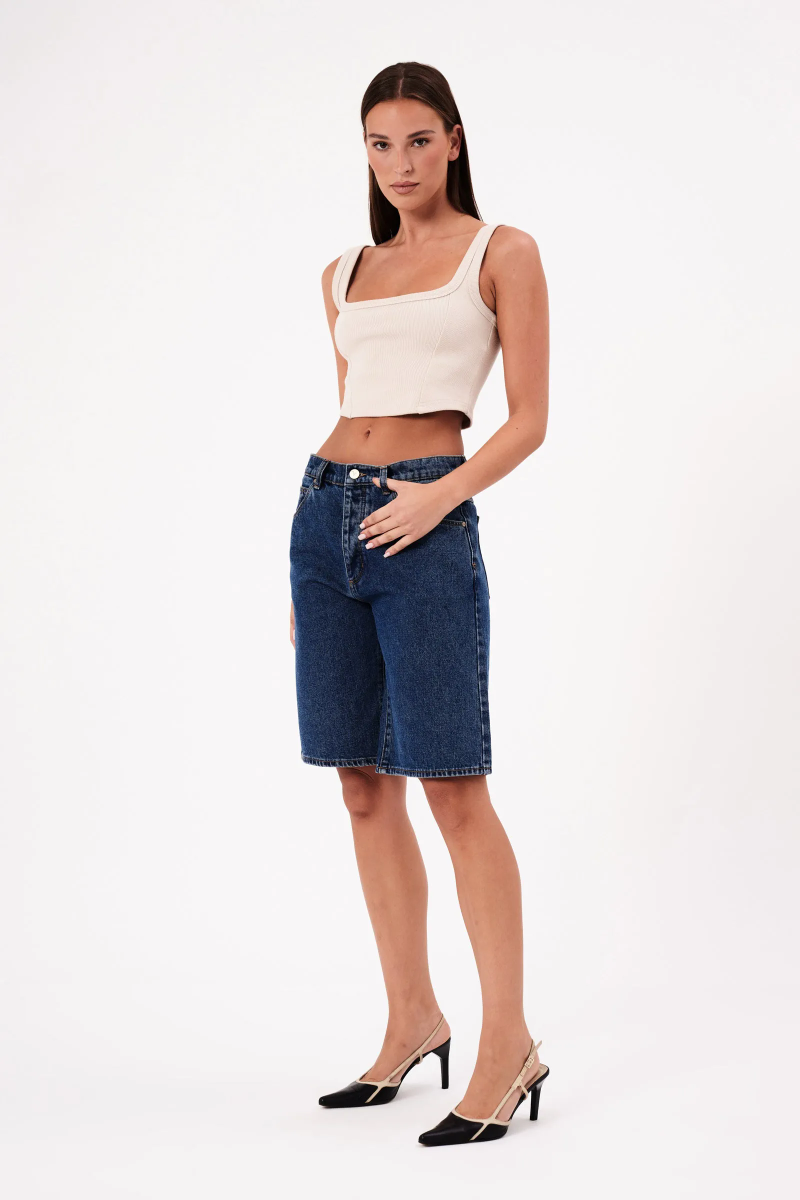 Abrand 95 Jort Bella Short - Mid Blue