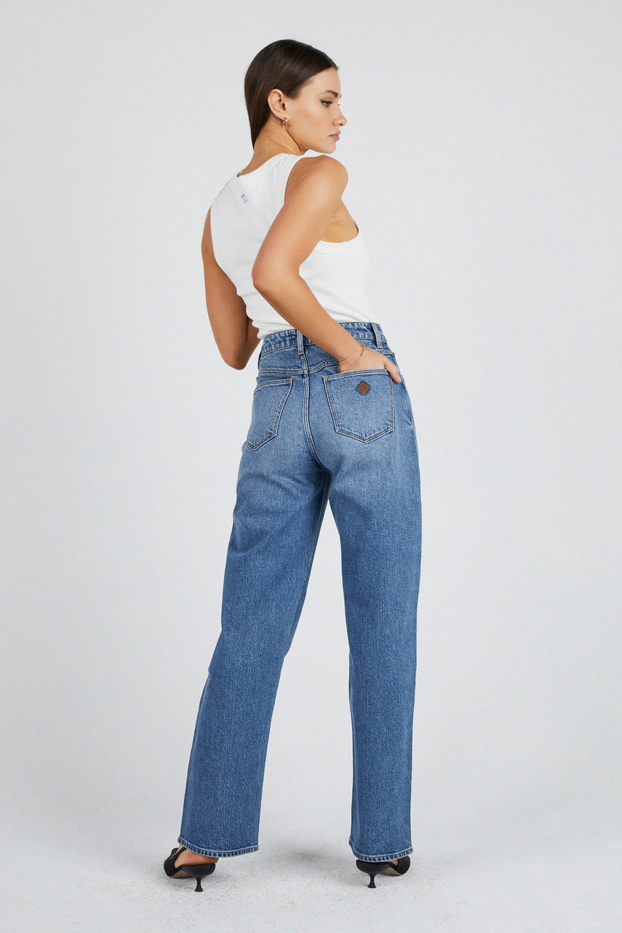 Abrand Carrie Jean Monifa - Mid Vintage Indigo