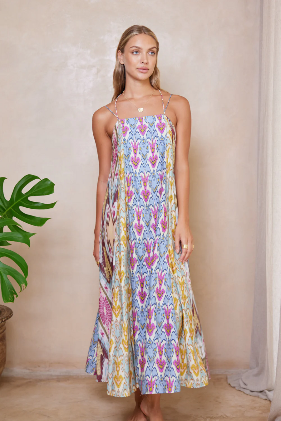 Tigerlily Alita Lara Maxi Dress - Aquarius Patchwork