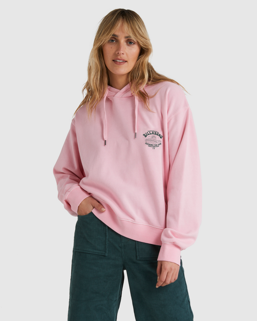 Billabong Good Waves Rio Hoodie - Soft Pink