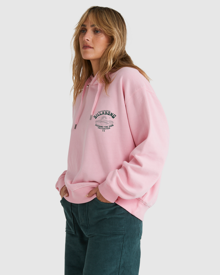 Billabong Good Waves Rio Hoodie - Soft Pink