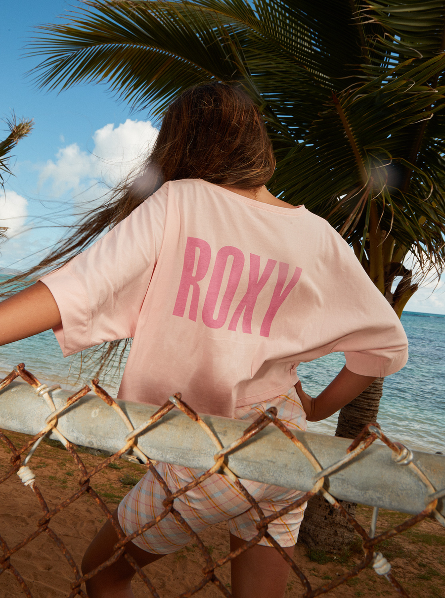 Roxy Unknown Song Girls Tee - English Rose