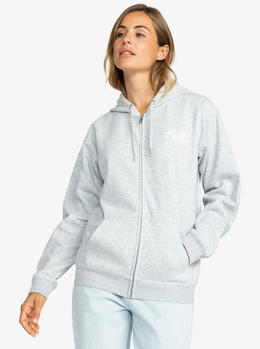 Roxy Surf Stoked Zipped Brushed - Heritage Heather