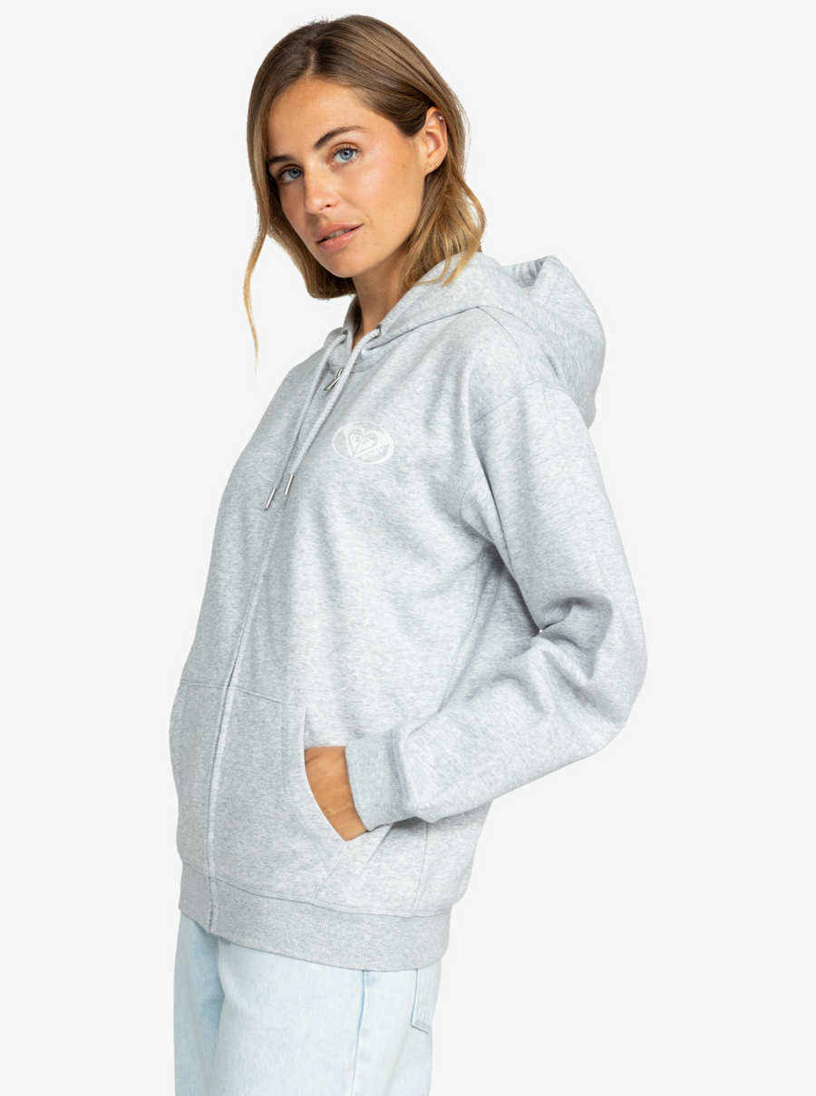 Roxy Surf Stoked Zipped Brushed - Heritage Heather